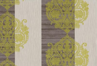 Dutch Wallcoverings vliesbehang ornament/streep - bruin