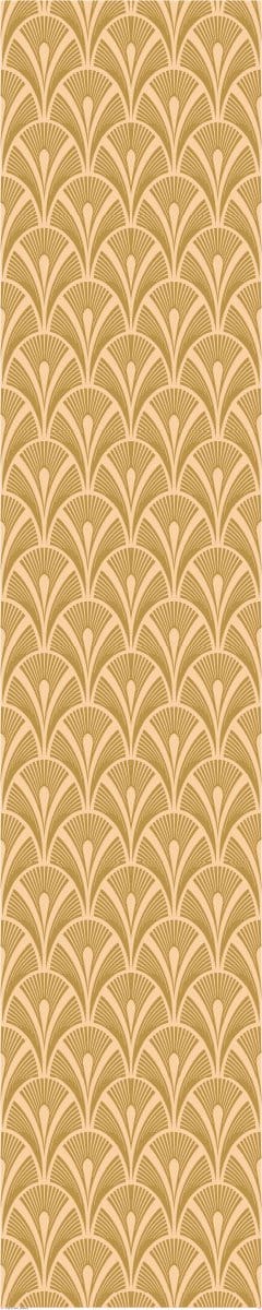 Voorgelijmd vliesbehang - Scandinavisch Art Deco Beige - 1 rol van 300x60 cm
