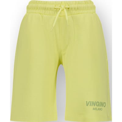 Vingino Boys Basic-short Short Pale Lime Yellow Size: 10 | Trousers Outlet | Unisex | Geel