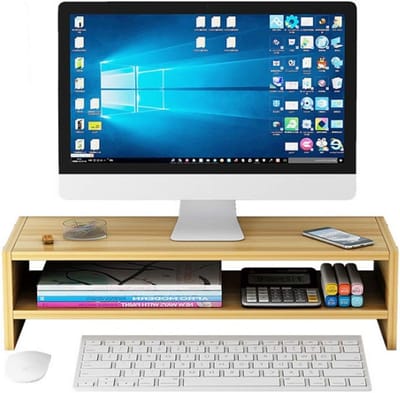 Grote opslagrek voor computers en accessoires, ideaal voor slaapkamer, school en kantoorgebruik