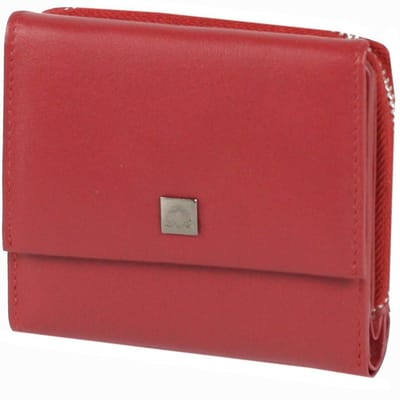 Greenburry Sponsachtig portefeuille leer 10,5 cm - Dames - Horizontaal - red