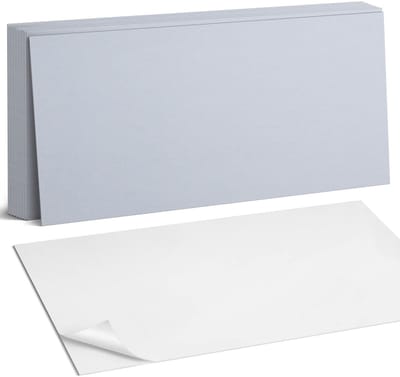 Coloray Plaktegels - Grijs Zelfklevende Wandtegels - 40 cm x 20 cm - Grijs Plaktegels - 10 stuks - Rechthoek PVC Tegels - Plaktegels Badkamer - Vloertegels Zelfklevend - Vinyl Tegels Zelfklevend - Portugese Tegels