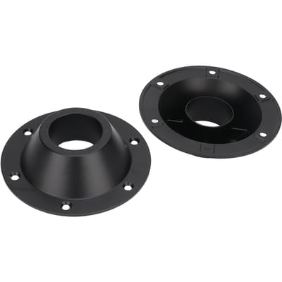 2 Stuks RV Tafelvoet Montage Afneembaar Rond Aluminium RV Sokkel Tafelvoet Tafel- en Vloermontagevoet met Montage
