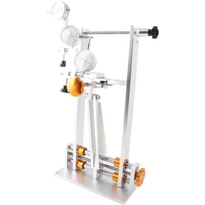 MTB Racefiets Wiel Reparatie Gereedschap Fietswiel Richtstand Velgen Correctie Stand Fiets Kalibratie Stand zilver