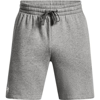 Under Armour Heren Rival Fleece Korte Broek (Kasteel Rots/Wit)