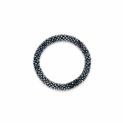 Bijoutheek Armband (Sieraad) Kleine kralen Donker Blauw