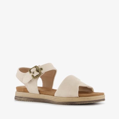 Natuform dames sandalen beige - Maat 36 - Uitneembare zool