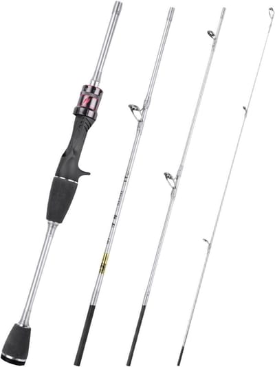 Telescopische hengel - Draagbare vishengel - Outdoor vissen - Koolstofvezel constructie - 1.65 meter - A