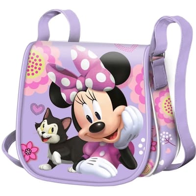 Schoudertas met klittenband meisje Karactermania Disney Minnie