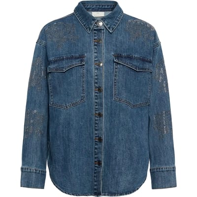 Denim Overhemd Lange Mouwen Dames KAFFE KACastelia