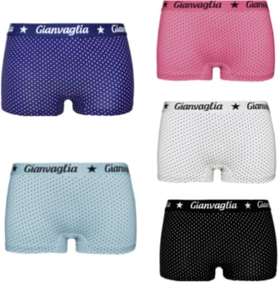 GIANVAGLIA® Deluxe GVG-8036 5-Pack Dames Katoenen Boxershort XXL 42-44