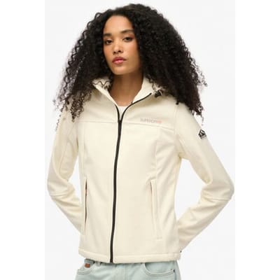Superdry Klassieke Trekker-jas met Capuchon White Grootte: 46