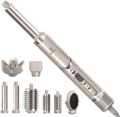 Haarstylingset - Multistyler - Dagelijks Haarstyling - 8-in-1 Functies - 2.8m Snoer - Champagne
