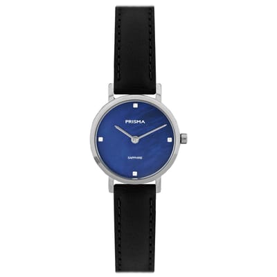 Prisma horloge P.1401 titanium parelmoer blauw 26mm 5ATM
