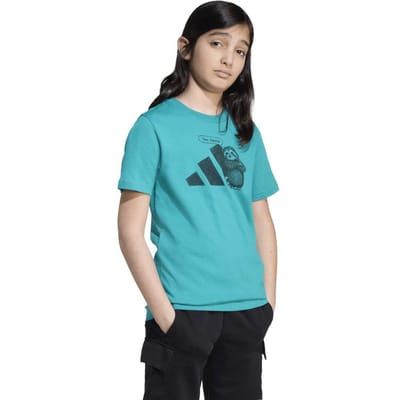 Adidas Sportswear Sports Graphic T-shirt Kids Maat: 152 | T-Shirts Outlet | Unisex | Blauw