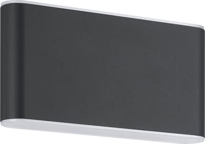 EGLO Grutti Wandlamp Buiten - LED - 17,5 cm - Antraciet - Instelbaar wit licht