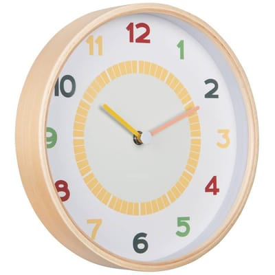 Karlsson Wandklok Chico - Multicolor - Ø25cm - Wandklok Scandinavisch