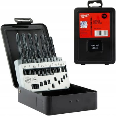 HSS Boorset 19-Delig voor Metaalboorwerkzaamheden