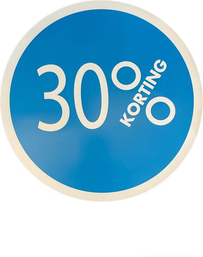 Raambiljet 30% korting Cirkel 48cm