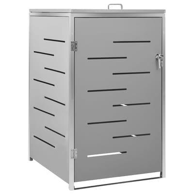 vidaXL - Containerberging - enkel - 69x77,5x115 - cm - roestvrij - staal