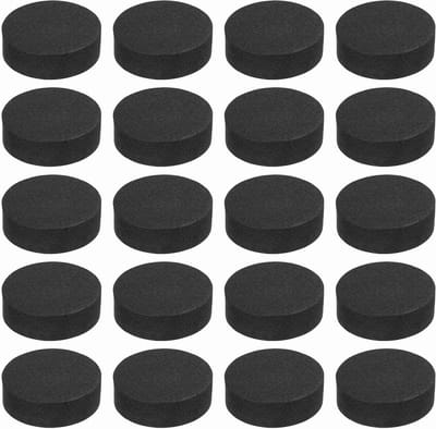 Isolatievoetjes Luidspreker - Schokabsorberende Voetjes - Apparatuur Stabiliseren - Schokabsorberend EVA Schuim - 30 mm x 10 mm - Zwart