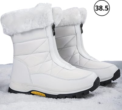 Livano Snowboots Voor Dames - Sneeuwschoenen- Wintersport Sneeuwboots - Ski Gadgets - Maat 38.5 - Wit