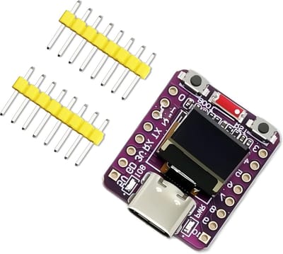 Ontwikkelbord met 0.42 Inch OLED Display voor ESP32-C3 Mini Module, Ondersteunt 2.4G WiFi en Bluetooth, Ideaal voor IoT Projecten en Prototyping