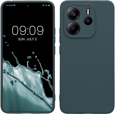 kwmobile telefoonhoesje geschikt voor Xiaomi Redmi Note 14 4G - Hoesje voor smartphone - Precisie camera uitsnede - In leisteen