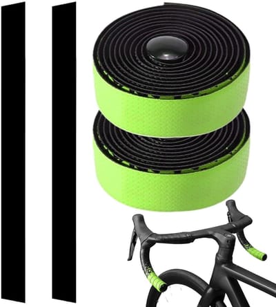 Fiets Stuurband - Stuurtape Set - Comfortabel Fietsen - Schokabsorberend EVA - 210cm Lengte - Groen
