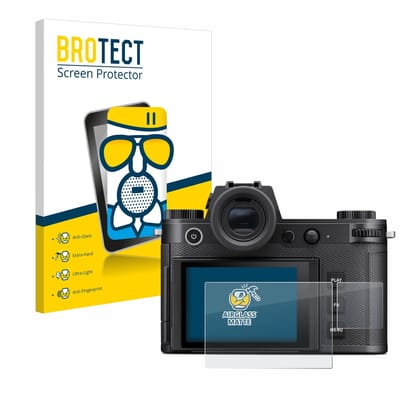 BROTECT - Screenprotector voor Leica SL3 / SL3-S (Display + Schouderdisplay) - Folie Beschermfolie Beschermglas matte