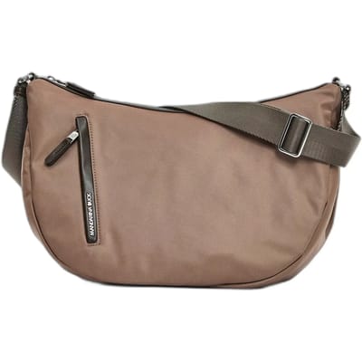 MANDARINA DUCK Schoudertas Hunter Hobo Bag Beaver Taupe
