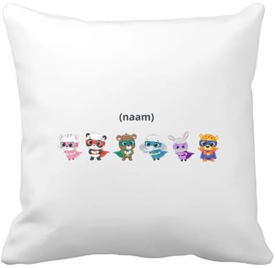 Akyol - dieren superhelden met eigen naam Kussen hoes - Superhelden - kinderen - leuke cadeau voor iemand die van houdt van superhelden - verjaardagscadeau - kado - gift - 40 bij 40 cm