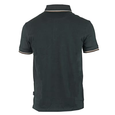 Aquascutum merklogo zwart poloshirt