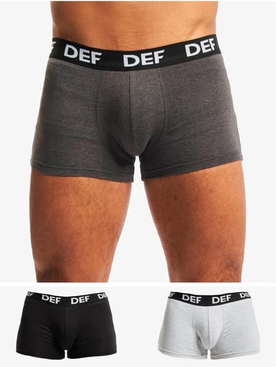 DEF - Cost Pack of 3 Boxershorts set - S - Multicolours