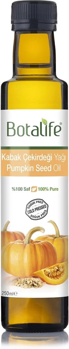 Botalife - Pompoen Pitolie - Pompoenzaadolie - Koudgeperste Olie - 100% Puur & Natuurlijk - Pumpkin Seed Oil