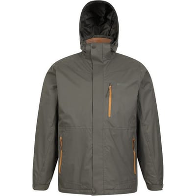 Mountain Warehouse Heren Bracken Extreme 3 in 1 Waterdichte Jas (Donkergroen)