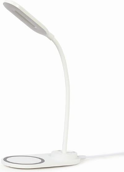 Bureaulamp - leeslamp - Dimbaar - LED - Wireless Charger -  met draadloze oplader voor smartphone - flexibele arm