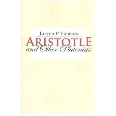 Aristotle And Other Platonists - Gerson, Lloyd P.