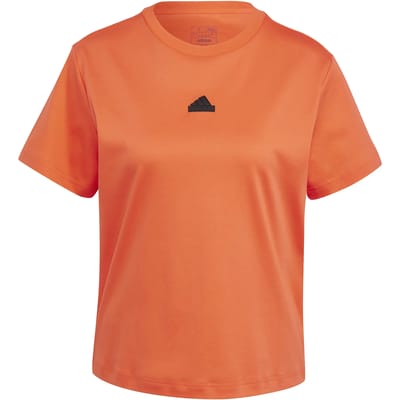 Adidas Brand Love Q3 T-shirt Met Korte Mouwen Oranje S Vrouw