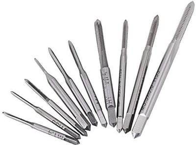 Allecto - Schroefdraadborenset - Professionele set 10 stuks - Voor doe-het-zelvers - M1-M3,5 - Duurzaam en slijtvast - Perfect voor mechanisch gere..