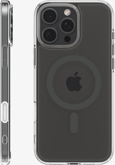 Spigen Ultra Hybrid T MagFit Hoesje Geschikt voor Apple iPhone 16 Pro - Back Cover Compatibel met MagSafe - Grijs