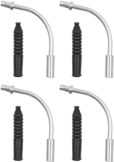 4 Sets V-Brake Kabelgeleiders en Rubber Slangen voor Fietsremmen, Onderdeel voor V-Brakes, Fietsreparatie en Onderhoud