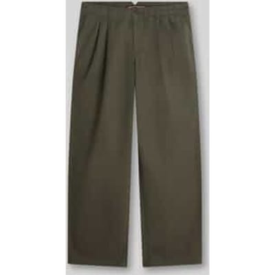 loose fit broek met bandplooien