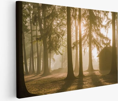 Saammp Muurcirkel Hout - Zwarte Panter met zijn bek open - Natuur - Dieren - Ø 90 - Wandcirkel - Wanddecoratie Cirkel - Muurdecoratie Woonkamer - Slaapkamer decoratie - Rond Schilderij
