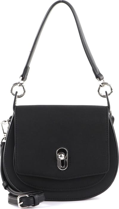 SEIDENFELT MANUFAKTUR Schoudertas SFM213 Small Saddle Bag Black Zwart
