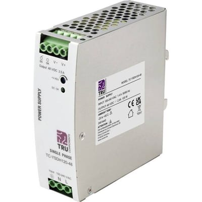TRU COMPONENTS TC-13864568 DIN-rail netvoeding 48 V/DC 2.5 A 120 W Aantal uitgangen:1 x Inhoud 1 stuk(s)