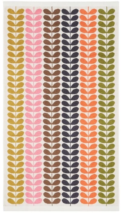 Orla Kiely Multi Stem Auburn jacquard douche-bad handdoek - multicolor - 70x125 cm