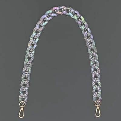 Stijlvolle Schoudertas met Glanzende Acrylaat en Vervangende Band voor Handtas Accessoires, Breedte 2cm (Lengte 45cm)