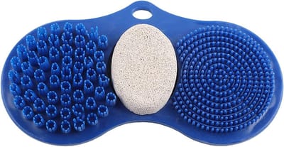 Antislip Voetmassager Douchemat met Siliconen Borstel - Voetreiniger voor Badkuip en Douche