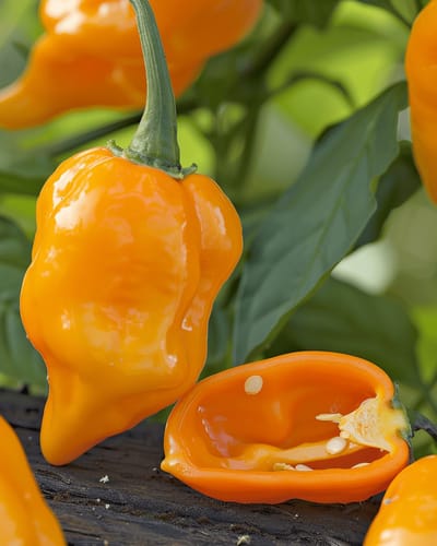 2 sets - Habanero Peper Zaden Oranje Capsicum Chinense Eenjarig